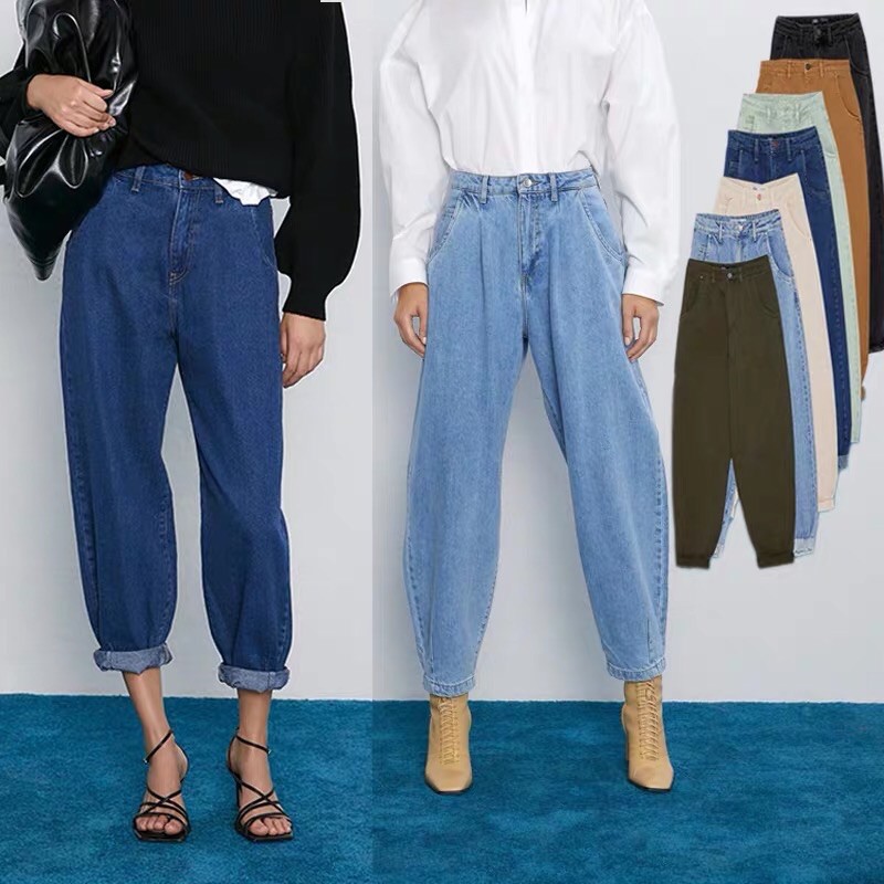 Quần slouchy zara nhiều màu