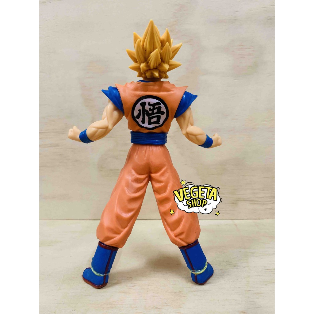 Mô hình Dragon Ball Z - Mô hình Songoku Son Goku Super Saiyan SSJ - Goku tóc vàng vận nội công - Cao 18cm