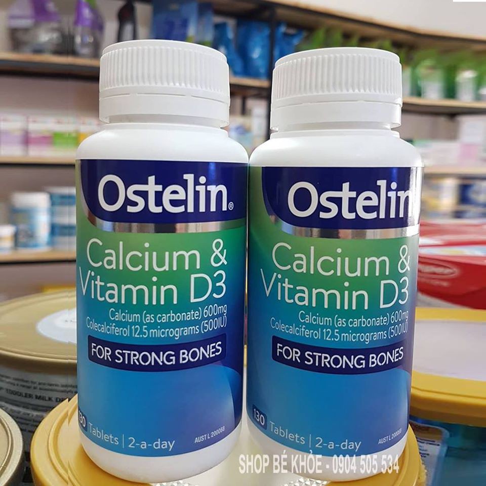 Ostelin Vitamin D & Calcium - Canxi cho bà bầu số 1 tại Úc