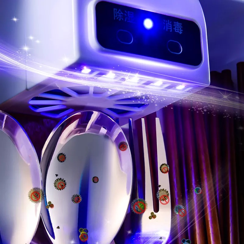 Máy sấy đũa thìa, Máy khử khuẩn đũa thìa bằng tia UV - gd418