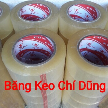 BĂNG KEO TRONG,ĐỤC 200YA, 1 CÂY 2KG