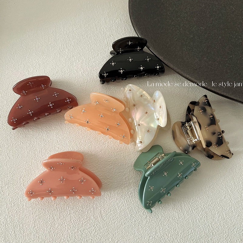 Kẹp Tóc Nhỏ 6cm Hình Cây Kem Đính Kim Cương Dễ Thương Cho Bé Gái