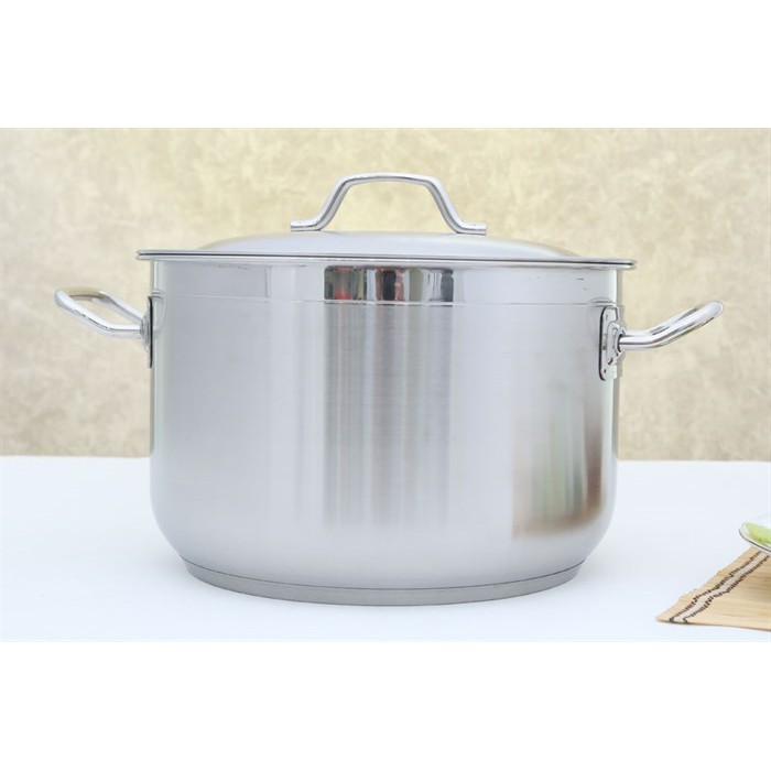 Nồi luộc gà inox 430 bếp từ 3 đáy Fivestar Standard nắp inox 30cm.tặng 2 vá canh inox