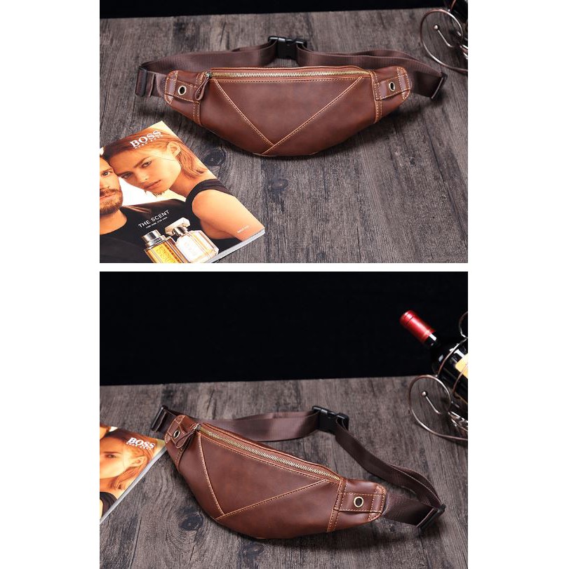 Túi chéo da nam cao cấp 2020