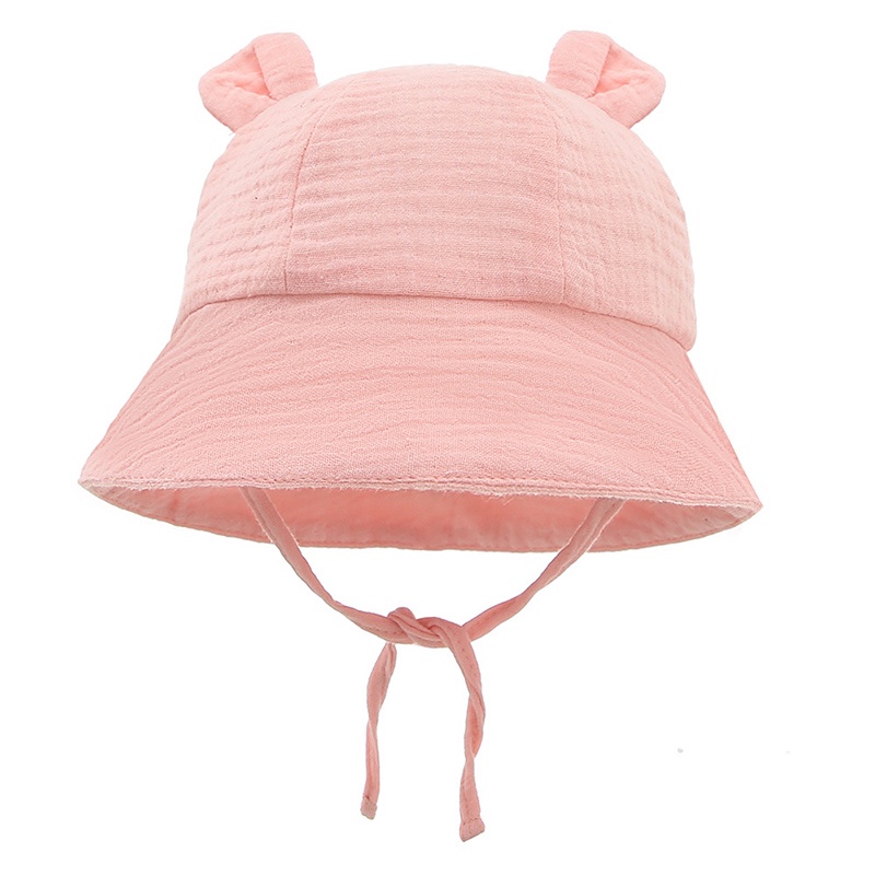 Nón Tai Bèo Chất Liệu Cotton Mềm Mại Thời Trang Xuân Hè Cho Bé Trai Và Gái Sơ Sinh