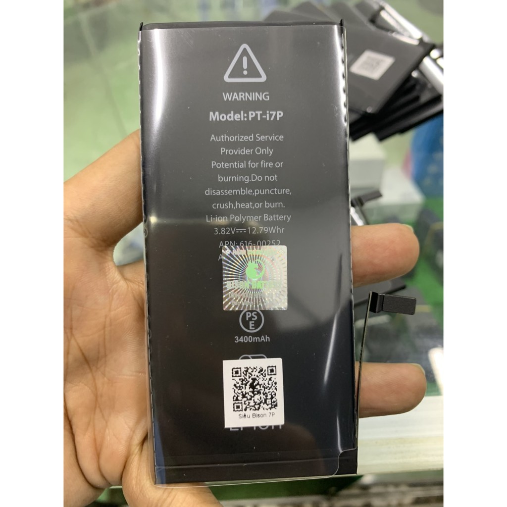 Pin Bison 7 Plus dung lượng cao 3400mAh