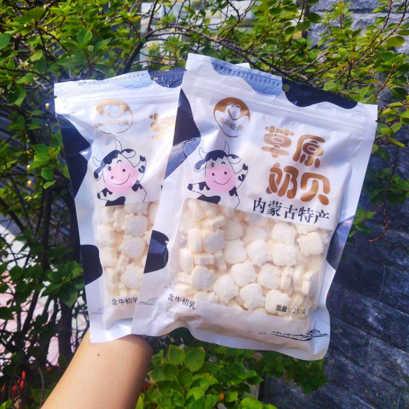 100 Viên Kẹo sữa bò non nén viên Mông cổ 250gr- đồ ăn vặt - vanahouse