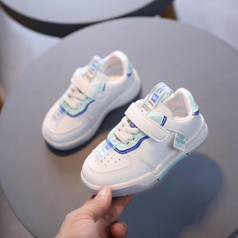 Se7en Fashionable Little White Shoes For Boys And Girls With Soft Soles Non-slip And Breathable Sneakers For 9M-6T