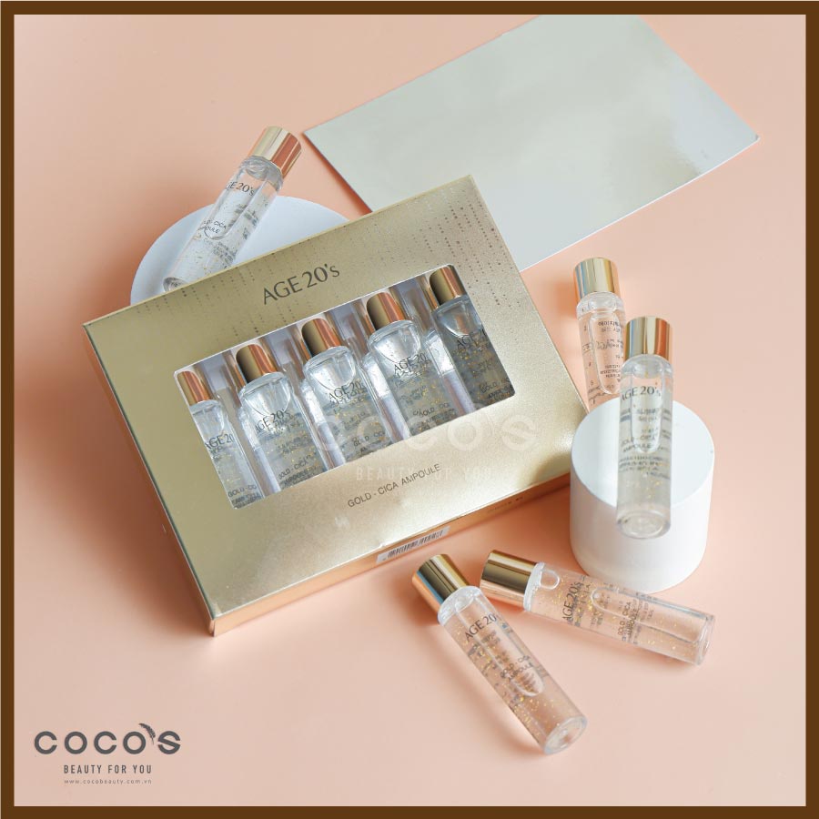 Tinh Chất Dưỡng Da Age 20's Gold Cica Ampoule 10ml