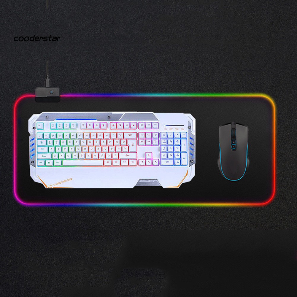 Miếng Lót Chuột Chơi Game Tích Hợp Đèn Led Rgb