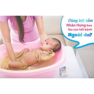 [Kèm quà tặng] Bột Tắm Nhân Hưng (hộp 30 gói)