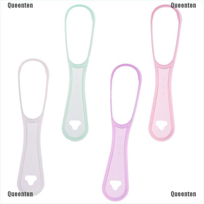 Queen Food Grade Plastic Tongue Scraper Adult Tongue Cleaner Brush Oral Oral Care