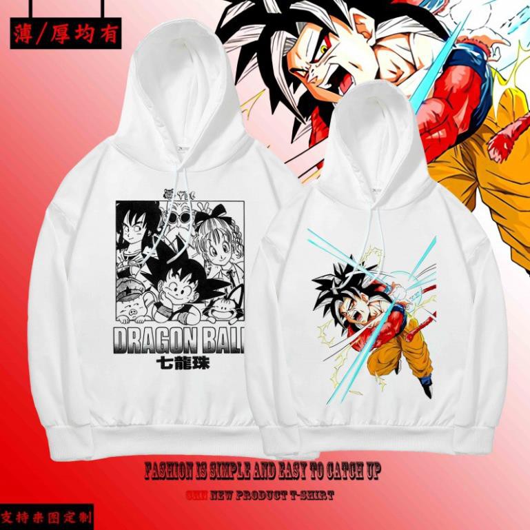 SIÊU RẺ - Áo Hoodie Dragon Ball - Hoạt Hình 7Viên Ngọc Rồng  / có size trẻ em