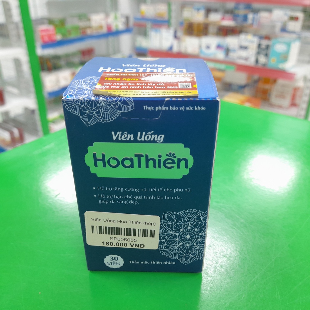 Viên uống Hoa Thiên- Hỗ trợ tăng cường nội tiết tố nữ, hỗ trợ làm đẹp da, hỗ trợ giảm khó chịu thời kỳ tiền mãn kinh