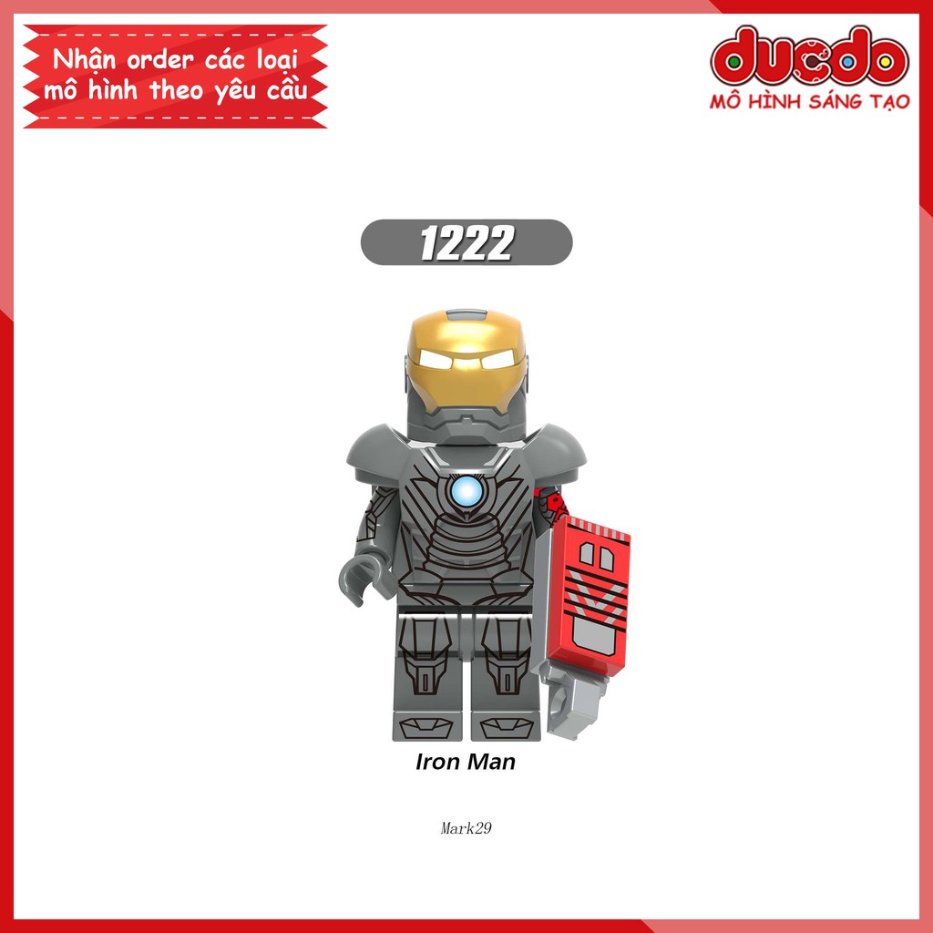 Minifigures các bộ giáp cực đỉnh của Iron Man - Đồ chơi Lắp ghép Xếp hình Mô hình Mini XINH X0253