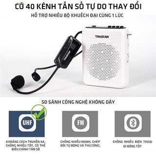 [Hàng Chính Hãng] Takstar E300W - Máy Trợ Giảng Bluetooth Không Dây UHF