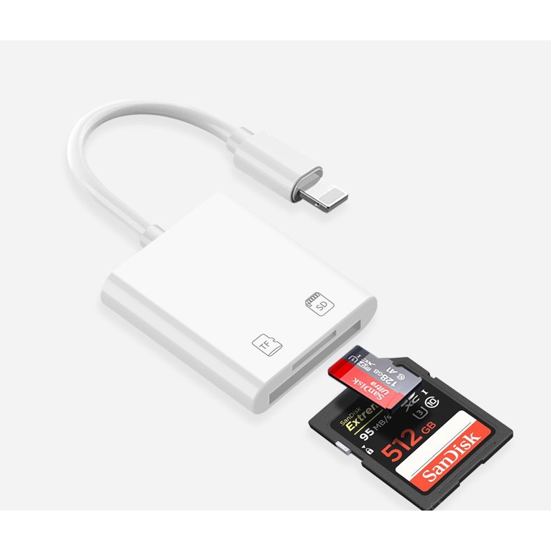 Đầu đọc thẻ nhớ iPhone iPad ( SD / Micro SD )