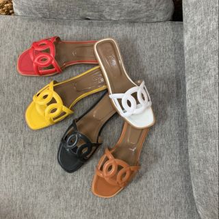 (ảnh thật) FULLBOX Dép Hermes quai vòng FULL BOX + TÚI + BILL