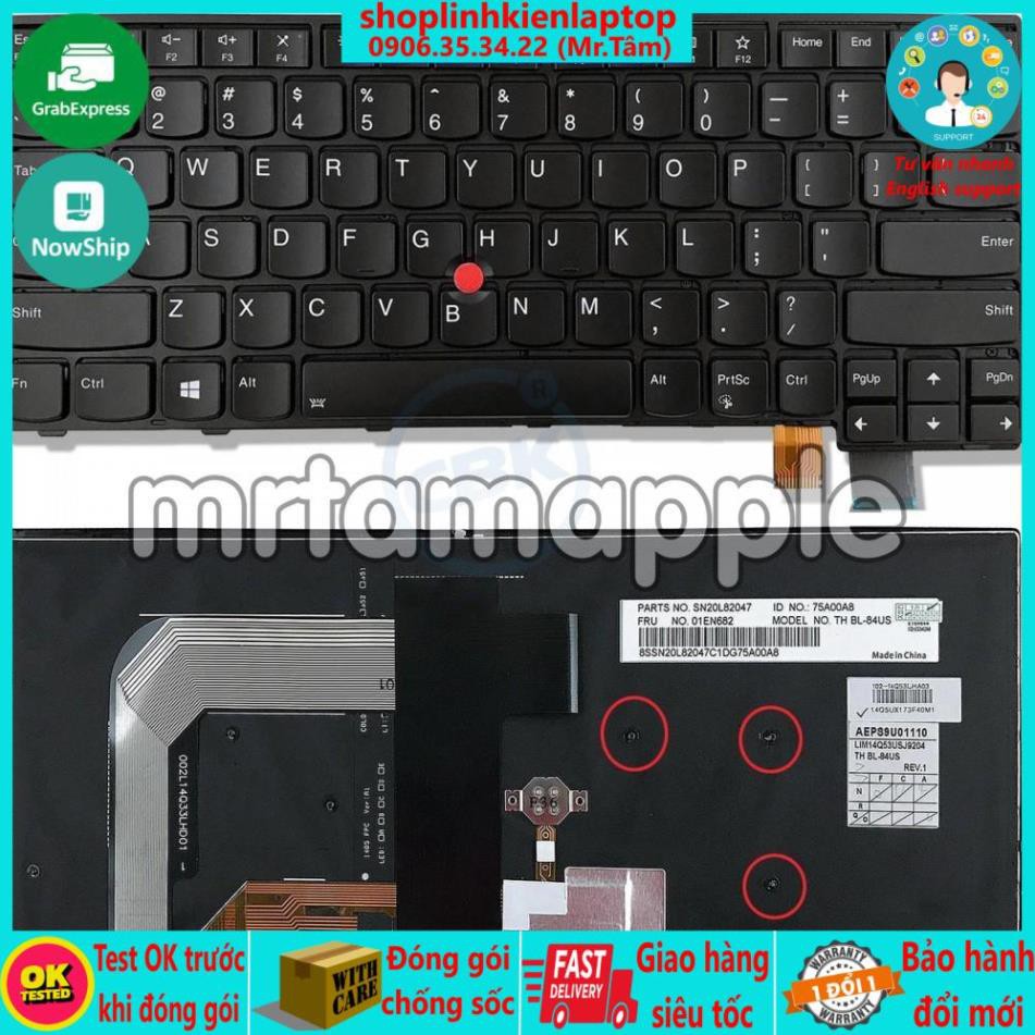 (KEYBOARD) BÀN PHÍM LAPTOP LENOVO T460S dùng cho ThinkPad T460p T460s T470S T470P