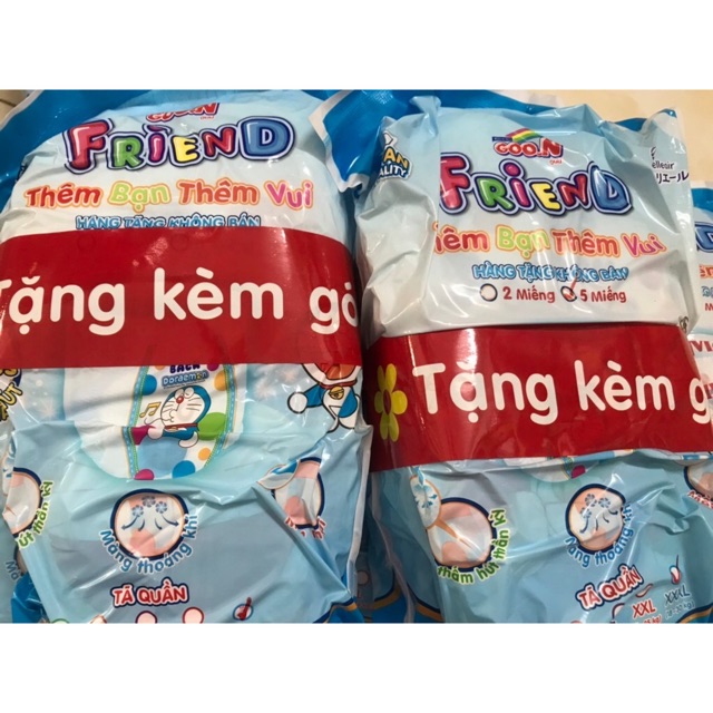 [Mua 1 tặng 1] Bỉm Goon friend quần M54,L46,XL40,XXL34