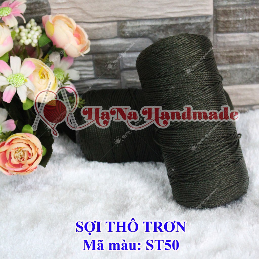 Sợi Thô Trơn (Màu 26-50)-23k/cuộn~ 200gram