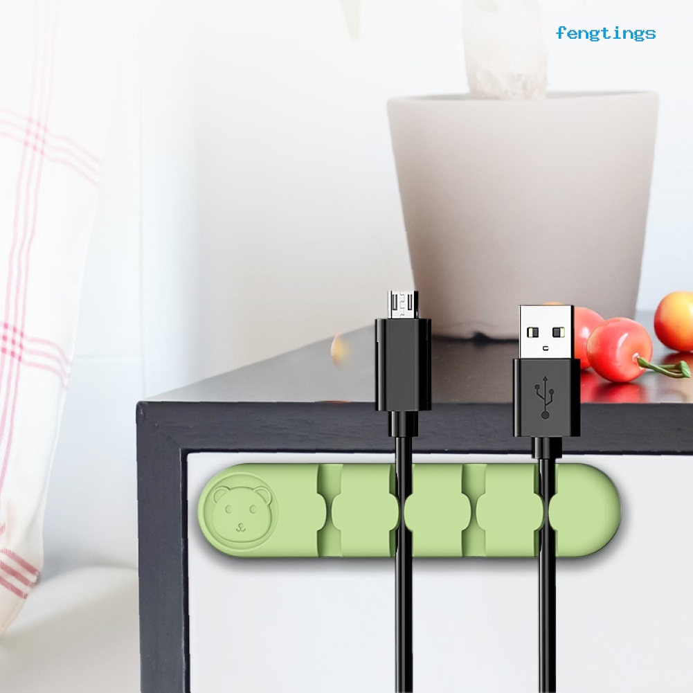 Kẹp giữ dây cáp bằng silicone tiện dụng