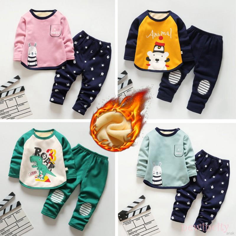Bộ pijama nhung cho bé gái