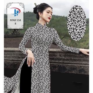 The Deliaa] vải may áo dài in3d lụa cao cấp mềm rủ co dãn nhẹ nhàng mặc mát