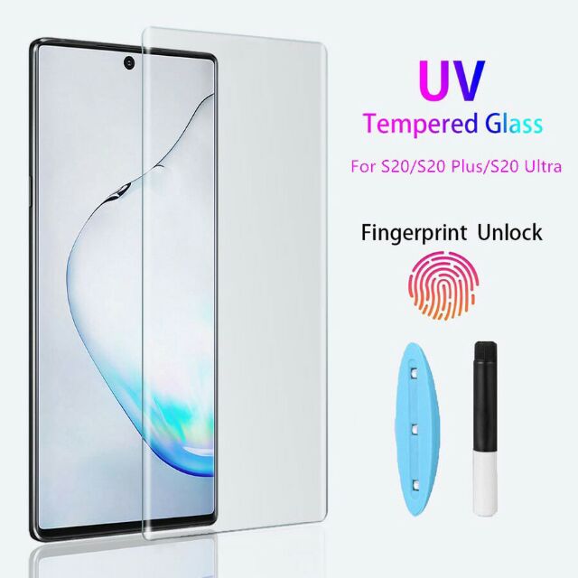 Kính cường lực Full keo UV Galaxy S20 Ultra chống vỡ,chống va đập
