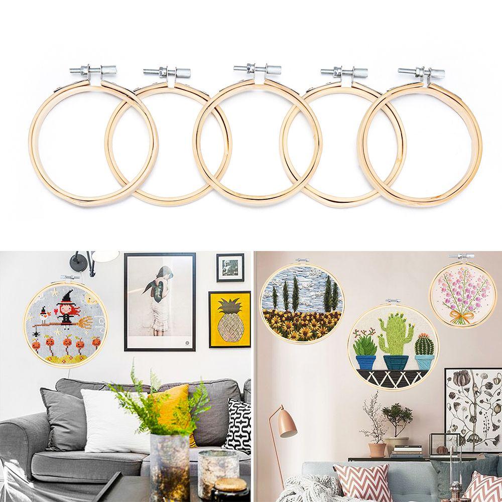Bộ 5 Kim Thêu Vòng Tròn Thủ Công Diy