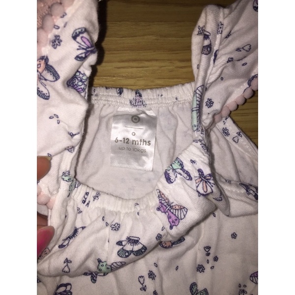 TE2 Body Áo liền quần bé gái 8-10kg
