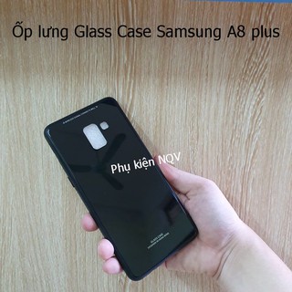 Samsung A8 plus|| Ốp lưng GLass Case Samsung A8 plus