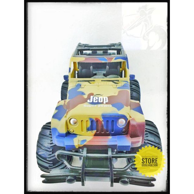 Xe Jeep Quân Sự Điều Khiển ( Pin sạc ) [Hot]