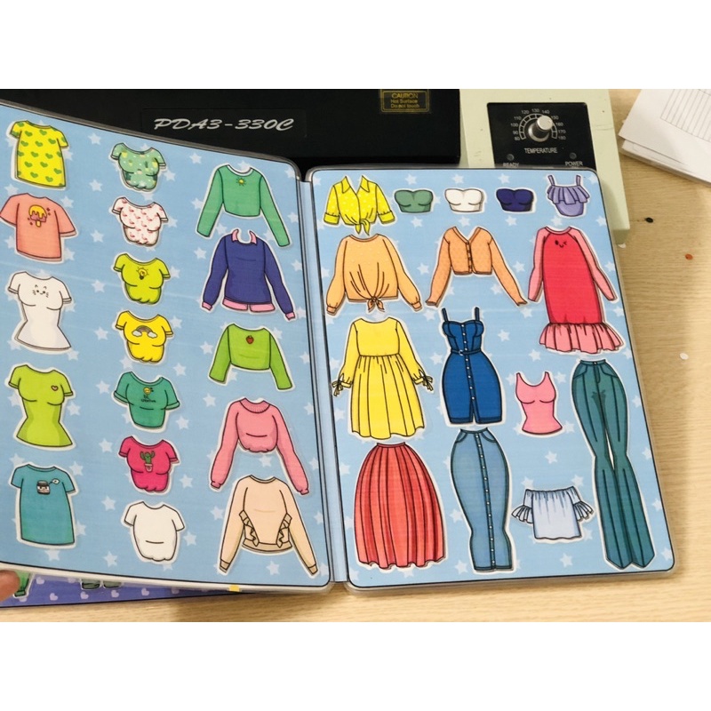 Thay đồ cho búp bê spring wardrobe