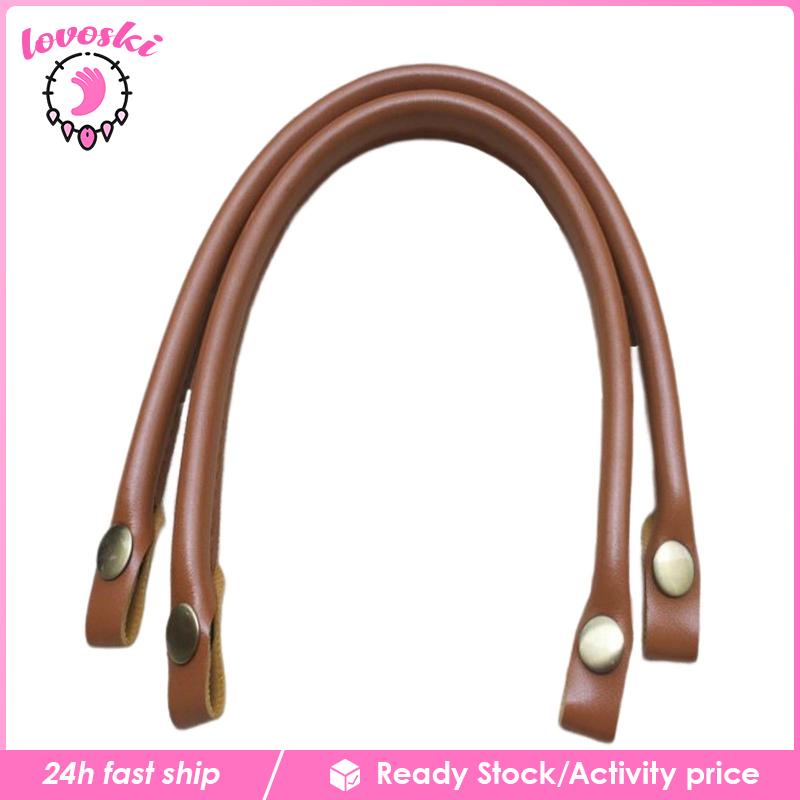 Set 2 Tay Cầm Túi Xách Da PU Thay Thế DIY