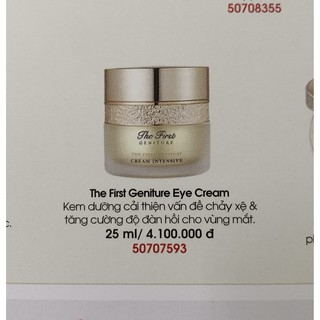 Ohui The First Eye Cream mini 5ml_Kem dưỡng mắt chống lão hóa & săn chắc vùng da mắt.𝑬𝑩𝑰𝑺𝑼