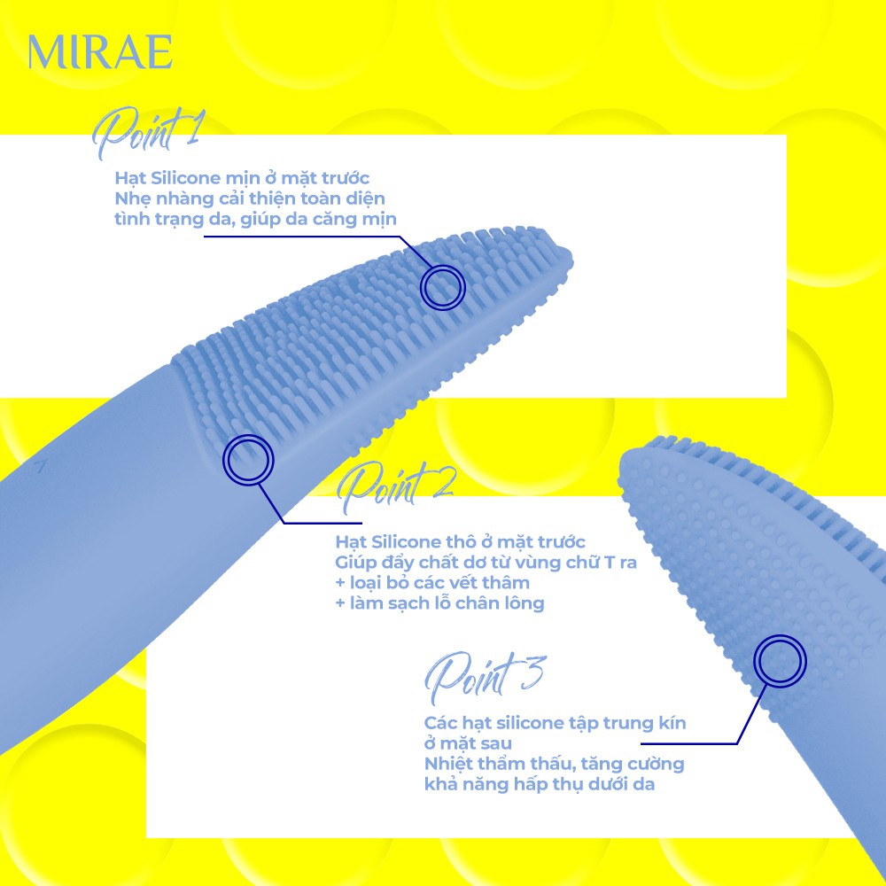 Máy Rửa Mặt MIRAE Chính Hãng [Bảo Hành 1 Năm] MIRAE THERMAL SONIC FACIAL BRUSH