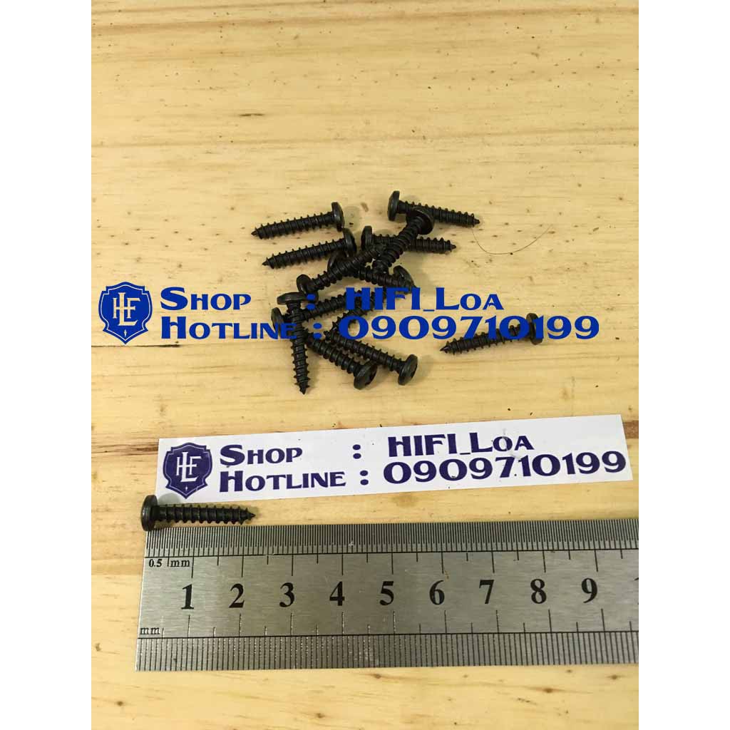 Vít đen 3 x 15 mm( bộ 4 vít bắt loa)