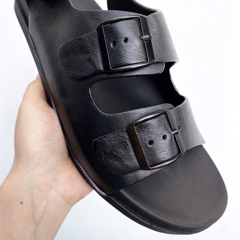Giày sandal nam da bò thật TEFOSS DT05 có quai hậu size 38-43 🌳