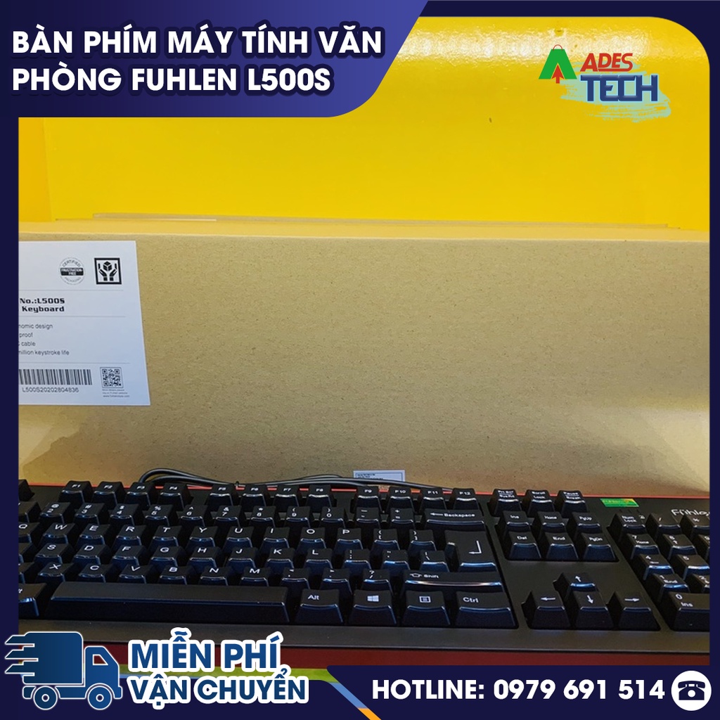 Bàn phím máy tính văn phòng Fuhlen L500S - BẢO HÁNH 24 THÁNG - Bàn phím giá rẻ chất lượng tốt