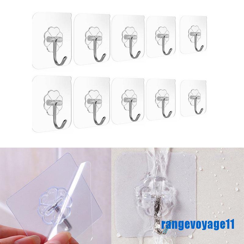 Bộ 10 Miếng Dán Tường Trong Suốt Chống Thấm Nước