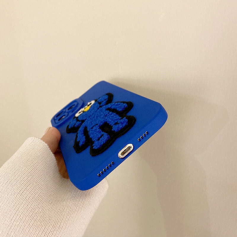 Ốp lưng iphone cạnh vuông bảo vệ camera miếng dán kaws7plus x xsmax 11 11promax 12 12pro 12promax 13 13pro 13promax DT13