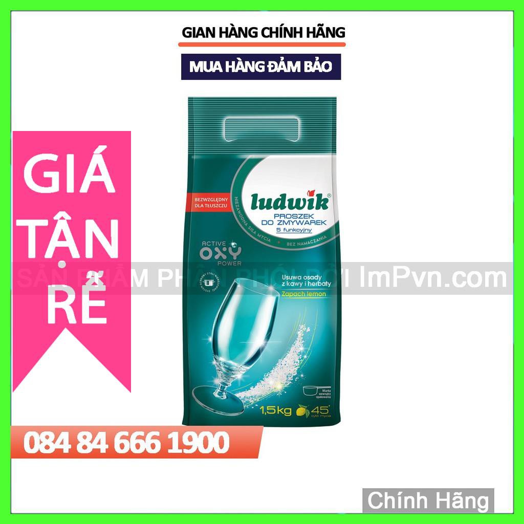 Bột rửa bát tổng hợp Ludwik 1.5kg (tặng 100 gam muối)