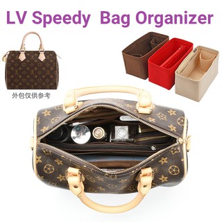 Image of 【soft and light】bag organizer insert  fit for lv speedy 25 30 35 organiser compartment storage inner lining bag