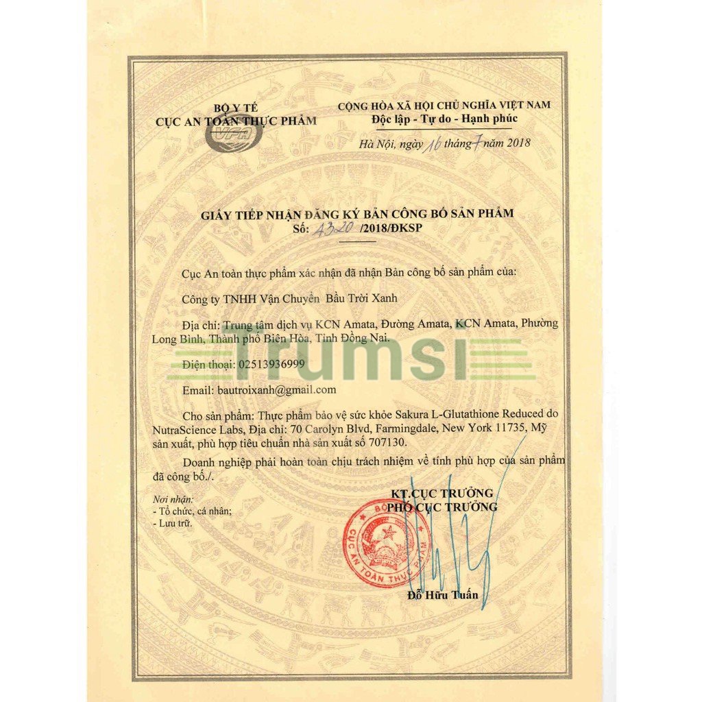 Viên Uống Trắng Da Giảm Nám Bổ Sung Collagen Giúp Đẹp Da Và Ngăn Ngừa Lão Hoá Sakura L- Glutathione Reduced Chính Hãng | Thế Giới Skin Care