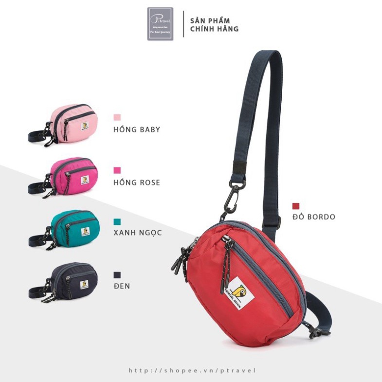 Túi đeo chéo đa năng dáng nhỏ vải poly chống thấm nước cao cấp Ptravel® Chính hãng giá tốt