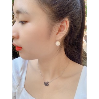 Dây chuyền thiên nga bạc ý 925