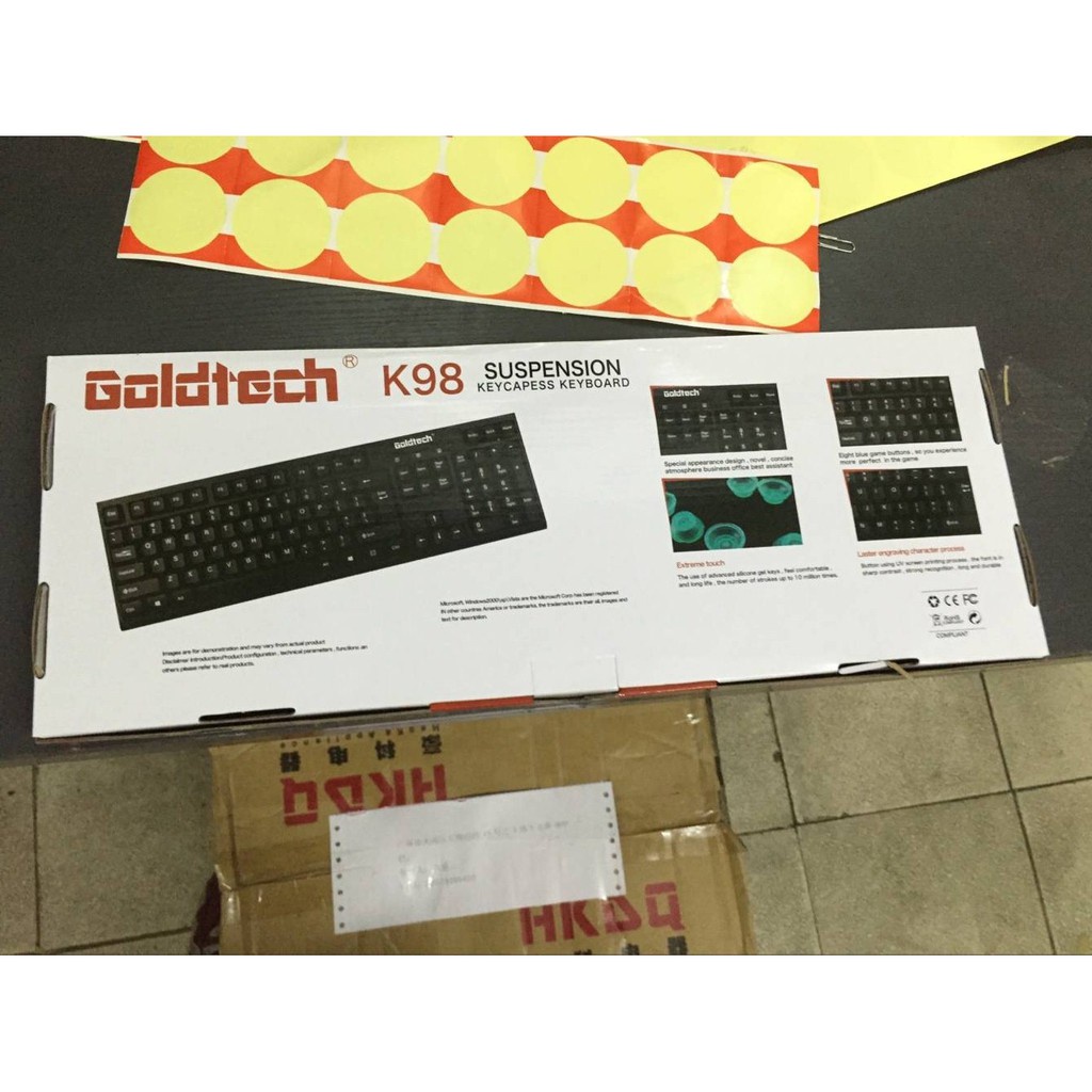 [ Hàng Hot ] Bộ phím chuột văn phòng goldtech k98 và M89 giá rẻ bảo hành 12 tháng