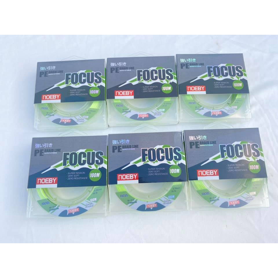 Dù Pe Noeby Focus 100m , Mịn , Chắc , Khỏe , Dù Lure - ĐỒ CÂU ĐINH THẮNG