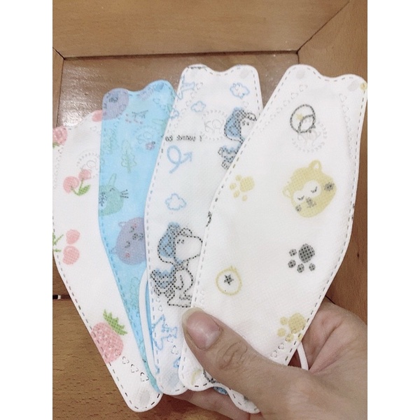 combo 100 chiếc khẩu trang trẻ em kf94 (Dành cho bé từ 4-10t)
